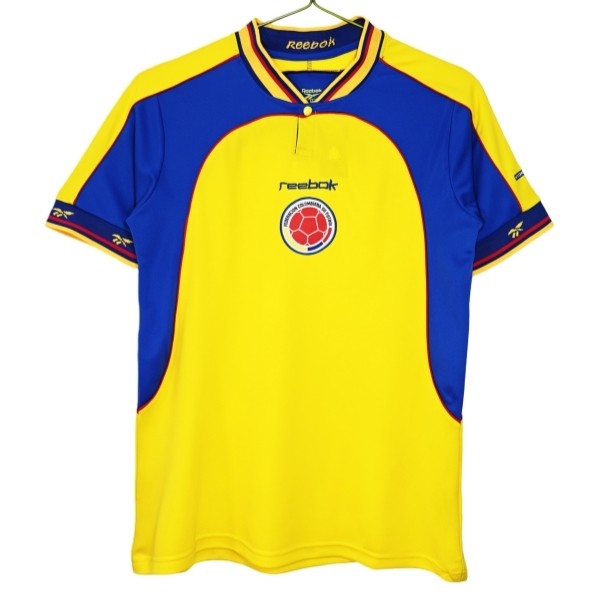 Colombia Matchtröja Hemma Retro 2001 Fotbollsställ Colombia Matchtröja Hemma Retro 2001 Fotbollsställ