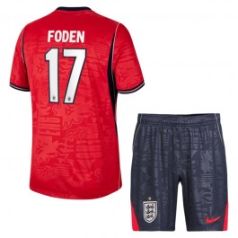 England Foden 17 Bortaställ VM 2026 Barn England Foden 17 Bortaställ VM 2026 Barn