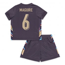 England Maguire 6 Matchtröja Barn Borta Euro 2024