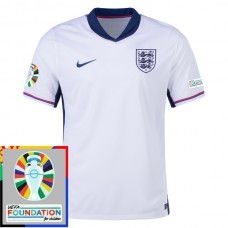 England Matchtröja Hemma Euro 2024 Patch