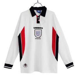 England Matchtröja Hemma Retro 1998 - Långärmad