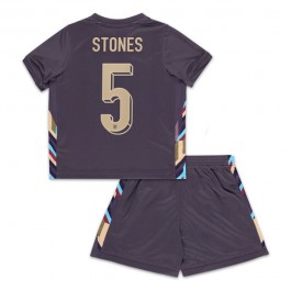 England Stones 5 Matchtröja Barn Borta Euro 2024