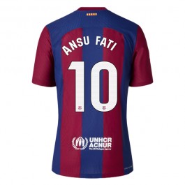FC Barcelona Ansu Fati 10 Matchtröja Hemma 2023-2024