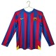 FC Barcelona Champions League Retro Hemmatröja 2005-2006 Långärmad