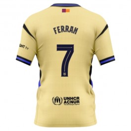 FC Barcelona Ferran 7 Matchtröja Borta 2025-2026