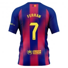 FC Barcelona Ferran 7 Matchtröja Hemma 2025-2026