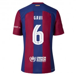FC Barcelona Gavi 6 Matchtröja Hemma 2023-2024
