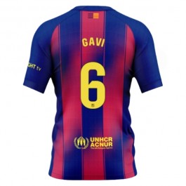FC Barcelona Gavi 6 Matchtröja Hemma 2025-2026