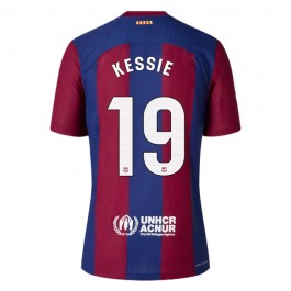 FC Barcelona Kessie 19 Matchtröja Hemma 2023-2024