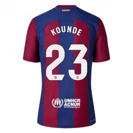 FC Barcelona Kounde 23 Matchtröja Hemma 2023-2024