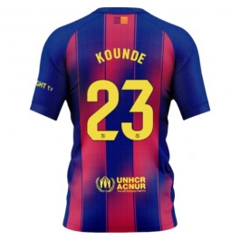 FC Barcelona Kounde 23 Matchtröja Hemma 2025-2026