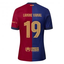 FC Barcelona Lamine Yamal 19 Matchtröja Hemma 2024-2025