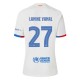 FC Barcelona Lamine Yamal 27 Matchtröja Borta 2023-2024