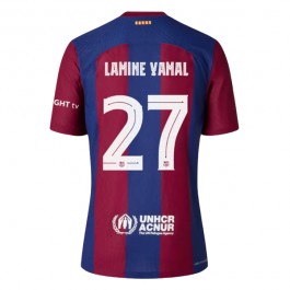 FC Barcelona Lamine Yamal 27 Matchtröja Hemma 2023-2024