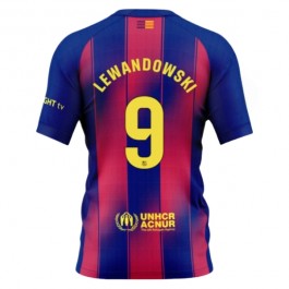 FC Barcelona Lewandowski 9 Matchtröja Hemma 2025-2026