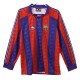 FC Barcelona Matchtröja Hemma Retro 1995-1997 Långärmad