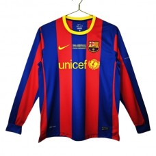 FC Barcelona Matchtröja Hemma Retro 2010-2011 Långärmad