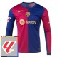 FC Barcelona Matchtröja Hemma With La Liga Patch 2024-2025 Långärmad