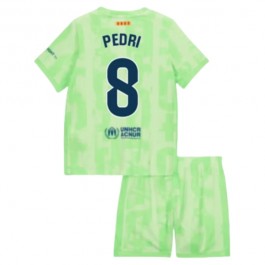 FC Barcelona Pedri 8 Matchtröja Barn Tredje 2024-2025