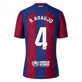 FC Barcelona R. Araujo 4 Matchtröja Hemma 2023-2024