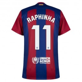 FC Barcelona Raphinha 11 Matchtröja Hemma 2023-2024