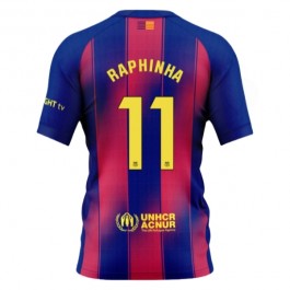 FC Barcelona Raphinha 11 Matchtröja Hemma 2025-2026