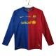 FC Barcelona Retro Hemmatröja 2008-2009 Långärmad