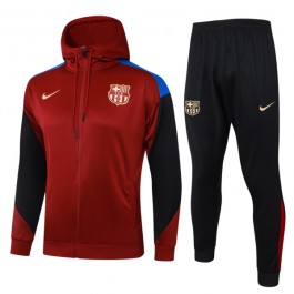 FC Barcelona Träningsjacka Ställ 2024-25 - Hoodie Röd