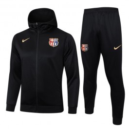FC Barcelona Träningsjacka Ställ 2024-25 - Hoodie Svart