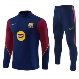 FC Barcelona Träningsoverall Barn 2026-27 - 1-4 Zip Blå