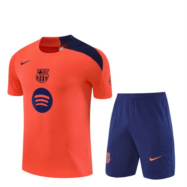 FC Barcelona Träningsset med T-shirt 2025-26 - Shorts Orange FC Barcelona Träningsset med T-shirt 2025-26 - Shorts Orange