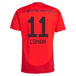FC Bayern München Coman 11 Matchtröja Hemma 2024-2025