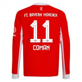 FC Bayern München Coman 11 Matchtröja Hemma 2025-2026 Långärmad