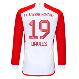 FC Bayern München Davies 19 Matchtröja Hemma 2023-2024 Långärmad