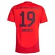 FC Bayern München Davies 19 Matchtröja Hemma 2024-2025
