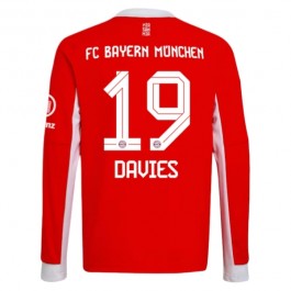 FC Bayern München Davies 19 Matchtröja Hemma 2025-2026 Långärmad
