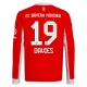 FC Bayern München Davies 19 Matchtröja Hemma 2025-2026 Långärmad