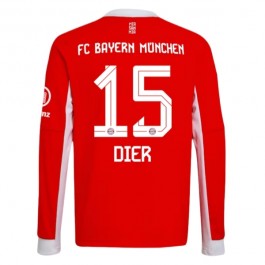 FC Bayern München Dier 15 Matchtröja Hemma 2025-2026 Långärmad