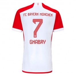 FC Bayern München Gnabry 7 Matchtröja Hemma 2023-2024