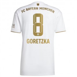 FC Bayern München Goretzka 8 Matchtröja Borta 2022-2023