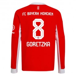 FC Bayern München Goretzka 8 Matchtröja Hemma 2025-2026 Långärmad