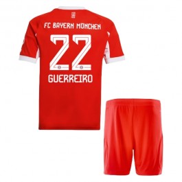 FC Bayern München Guerreiro 22 Matchtröja Barn Hemma 2025-2026
