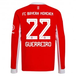 FC Bayern München Guerreiro 22 Matchtröja Hemma 2025-2026 Långärmad