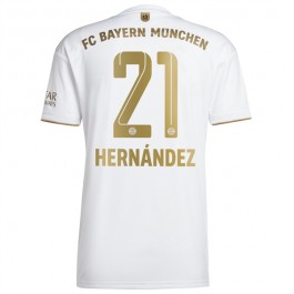 FC Bayern München Hernandez 21 Matchtröja Borta 2022-2023