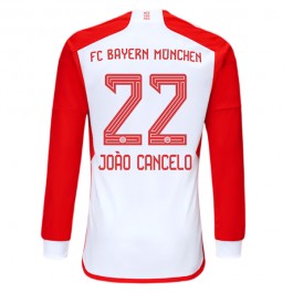 FC Bayern München Joao Cancelo 22 Matchtröja Hemma 2023-2024 Långärmad