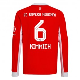 FC Bayern München Kimmich 6 Matchtröja Hemma 2025-2026 Långärmad
