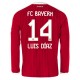 FC Bayern München Luis Díaz 14 Hemmatröja 2026-2027 Långärmad