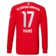 FC Bayern München Mané 17 Matchtröja Hemma 2022-2023 - Långärmad