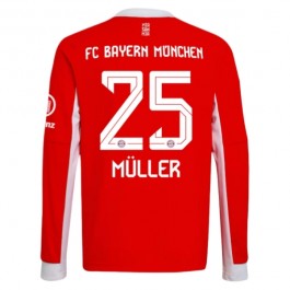 FC Bayern München Müller 25 Matchtröja Hemma 2025-2026 Långärmad