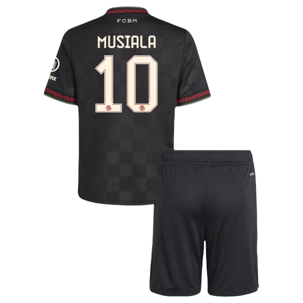 FC Bayern München Musiala 10 Matchtröja Tredje Barn 2025-2026 Fotbollsställ FC Bayern München Musiala 10 Matchtröja Tredje Barn 2025-2026 Fotbollsställ